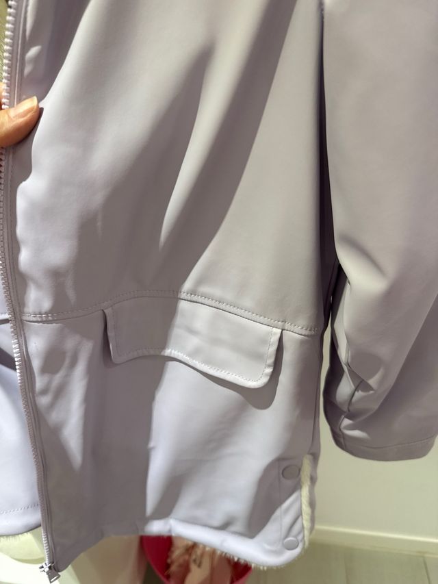 Chaqueta niña Lefties morada forrada