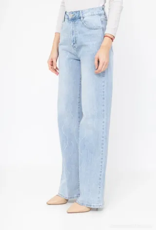 Pantalones vaqueros mujer con brillantes