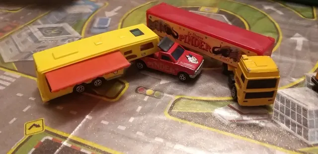 Majorette Pinder insieme di auto circo    rif748