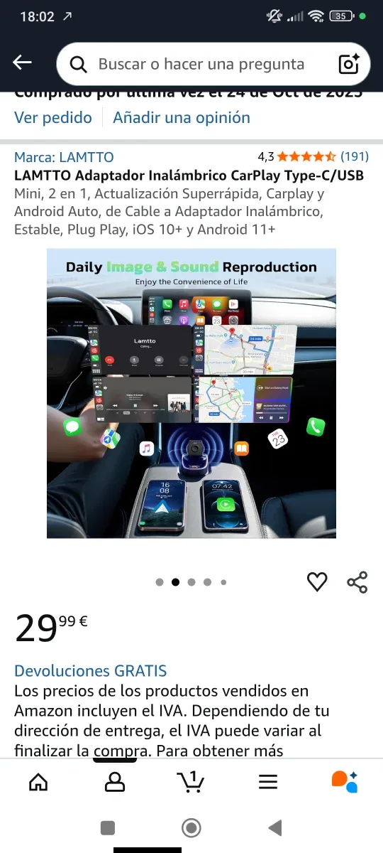 Adaptador RC24 Portable Car