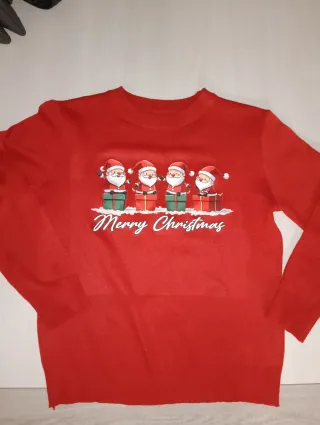 Jersey Navidad Papá Noel. (Solo usado 1 vez)