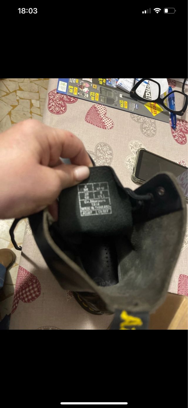 Dr. Martens Neri Punta di Ferro