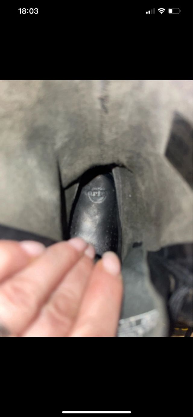 Dr. Martens Neri Punta di Ferro