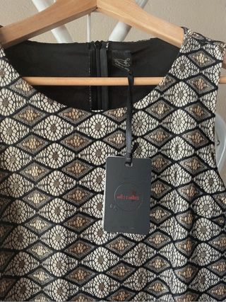 Miss Miss Abito donna nero e oro