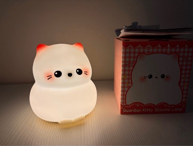 Mini lámpara nocturna gatito Guardian Kitty