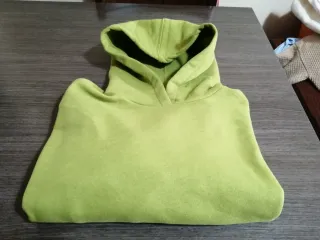 Sudadera verde mujer
