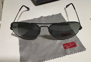 Gafas Ray-Ban Aviator Polarizadas Negras