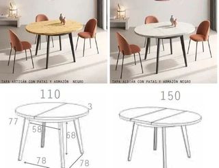 MESA DE COMEDOR EXTENSIBLE R816