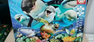 Puzzle Educa 100 Piezas Animales Marinos