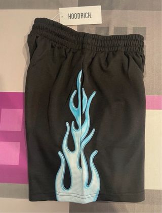 Pantalones cortos Hoodrich negros y azules