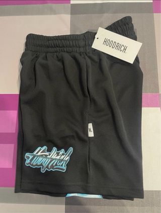 Pantalones cortos Hoodrich negros y azules