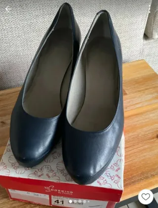 Zapatos de salón Dorking azul oscuro