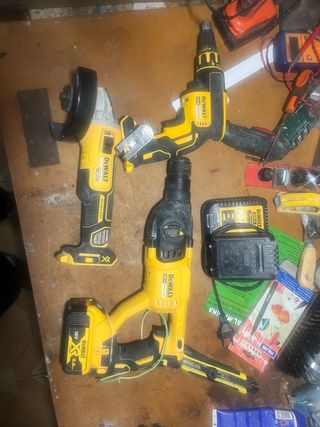 Dewalt Taladro, Atornillador y Radial Batería