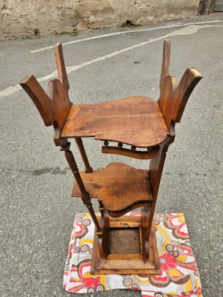 Colonna etagere portabusto portavaso antico