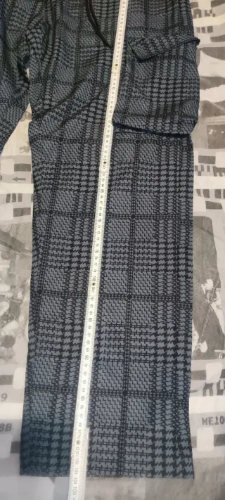 Pantalón L de verano a cuadros