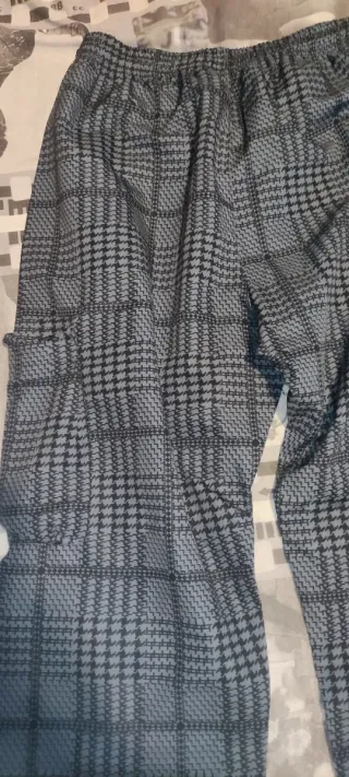 Pantalón L de verano a cuadros