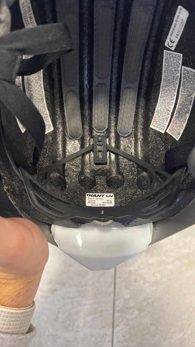 Casco Giant Rivet Crono/Triatlón Blanco