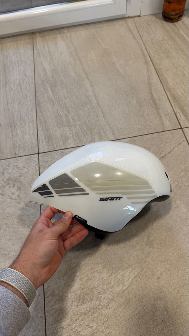 Casco Giant Rivet Crono/Triatlón Blanco