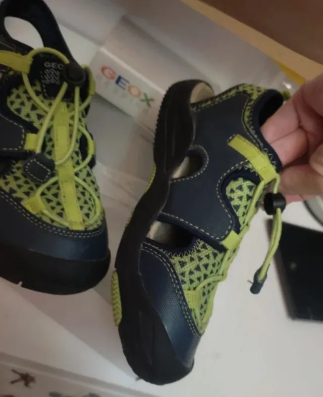 Sandalias Geox Azul/Verde Talla 34