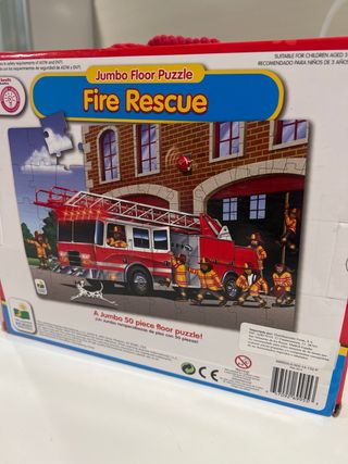Puzzle Bomberos 50 Piezas Jumbo The Learning Journ
