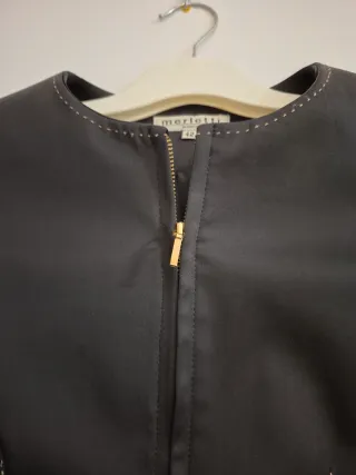 Chaqueta Merletti Raso Negra Talla 42