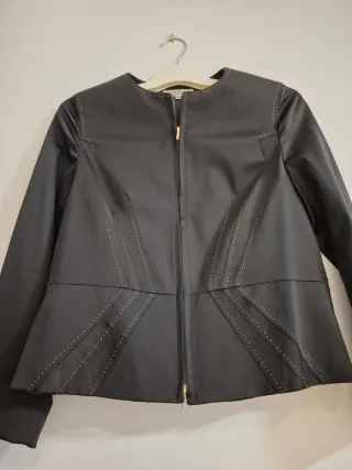 Chaqueta Merletti Raso Negra Talla 42