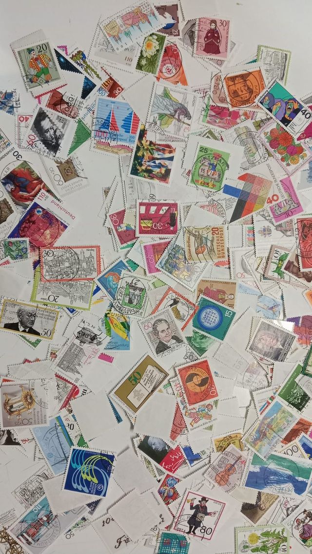 400 Sellos Alemania Federal Conmemorativos