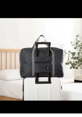 Mochila de viaje plegable  En color negro