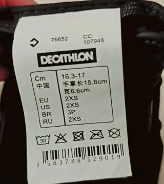 Guantes equitación niña 2XS