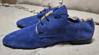 Zapatos planos azules mujer talla 40