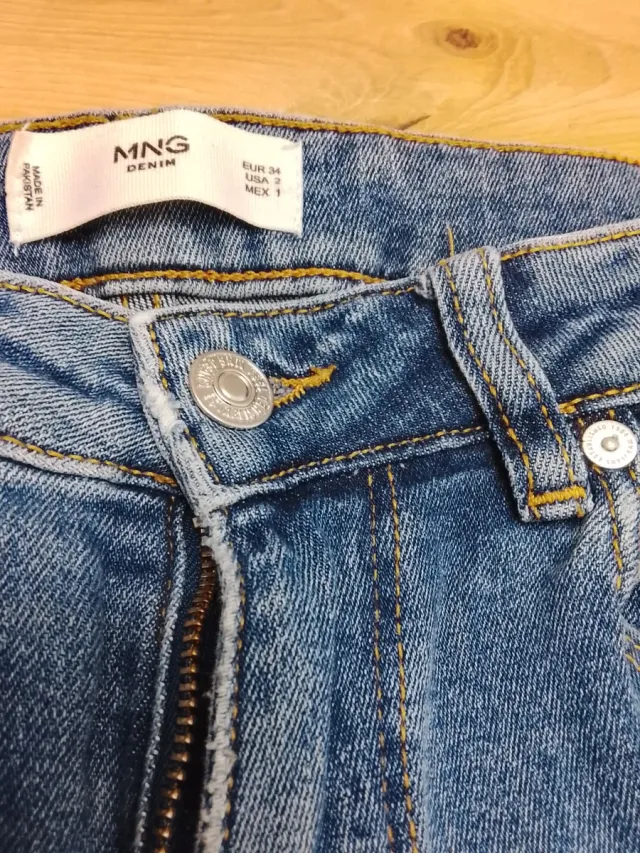 Vaqueros mujer azules