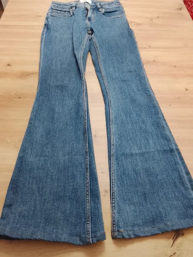 Vaqueros mujer azules