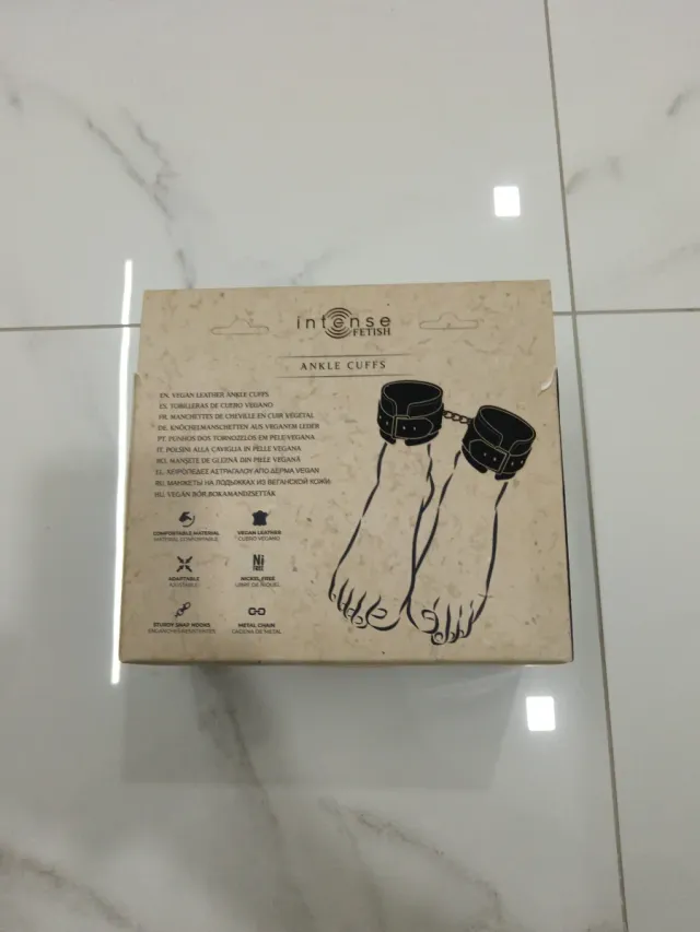 Manette per caviglia in pelle