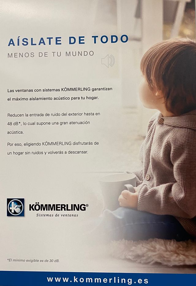 VENTANAS KÖMMERLING CON PERSIANAS MOTORIZADAS