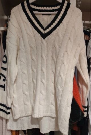 Jersey Jaimē oversize cuello pico