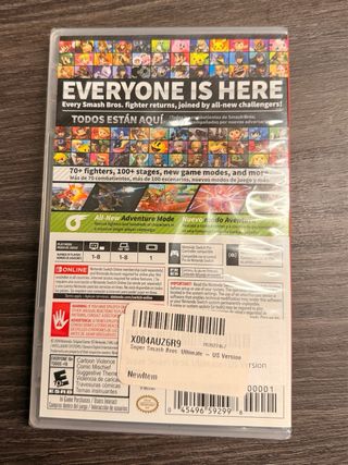 Super Smash Bros Ultimate Nintendo Switch