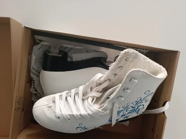 Patines de hielo blancos con diseño Talla 37/38