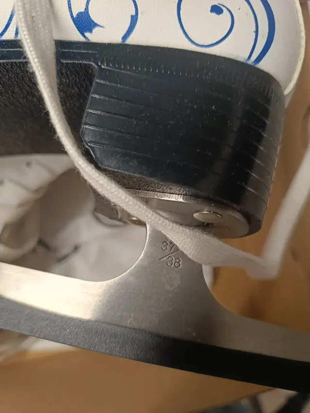 Patines de hielo blancos con diseño Talla 37/38