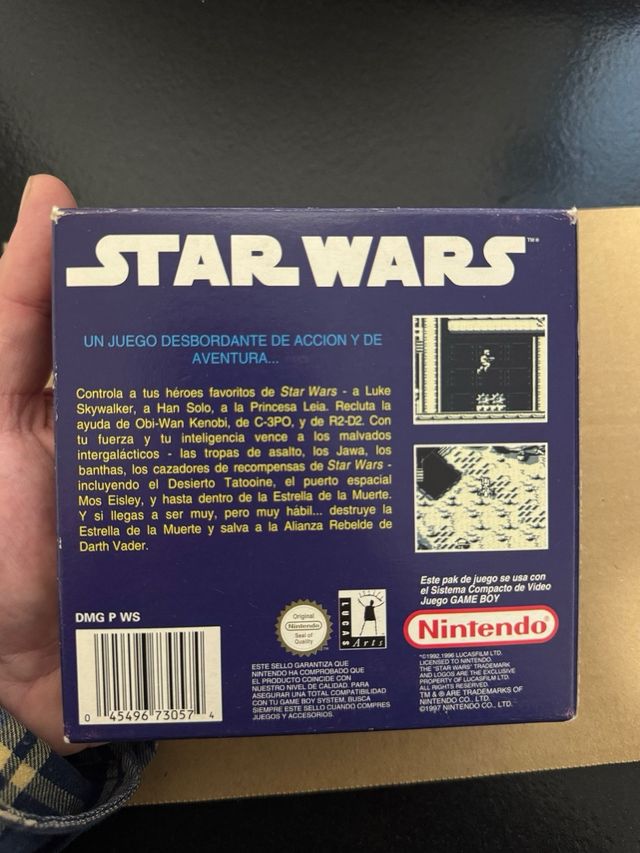 Star Wars Game Boy PAL ESP Nintendo