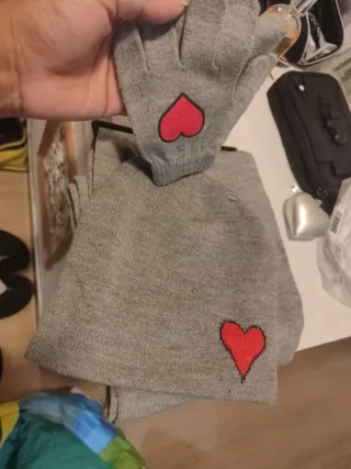 Conjunto infantil gorro, bufanda y guantes