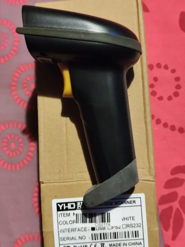 Lector Código Barras YHD 2.4G/433M/Bluetooth