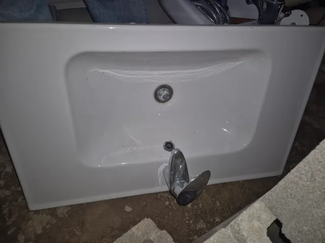 Lavabo grande porcelana 62x49 cm