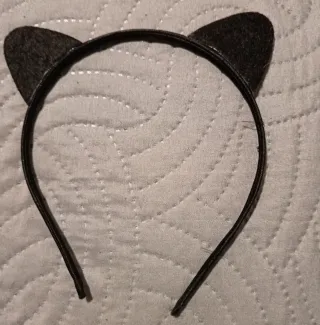 Diadema orejas gato brillantes