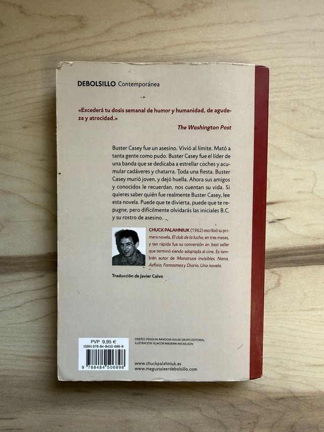 Libro Rant: La vida de un asesino - ChuckPalahniuk