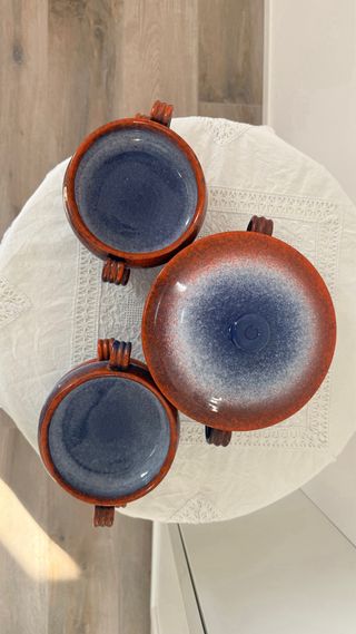 Set zuppiera e ciotole in ceramica