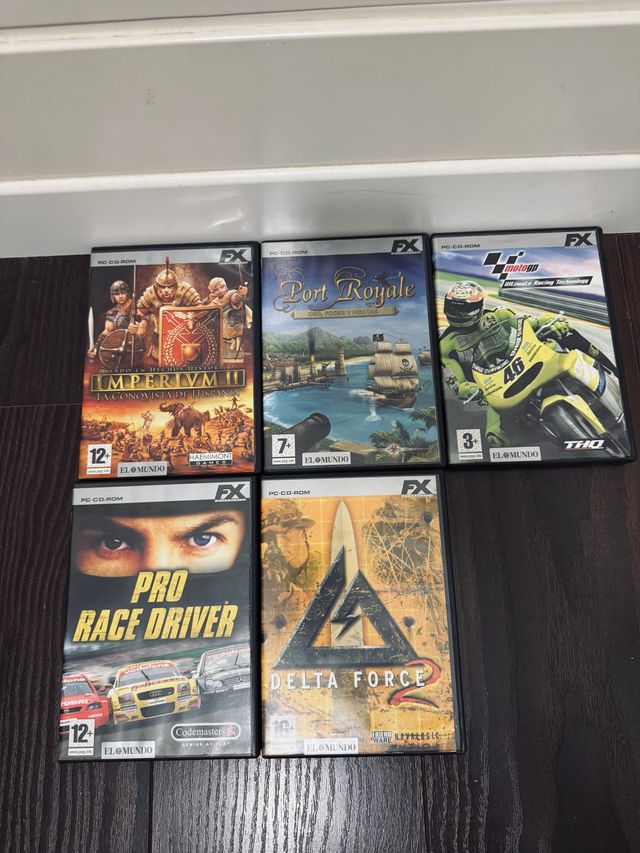 Pack 5 Juegos PC: Imperivm II, Port Royale, MotoGP