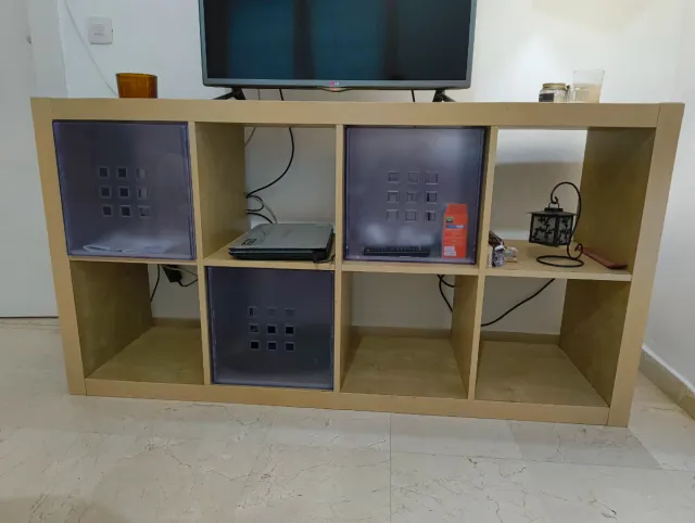 Estantería Kallax Ikea Beige