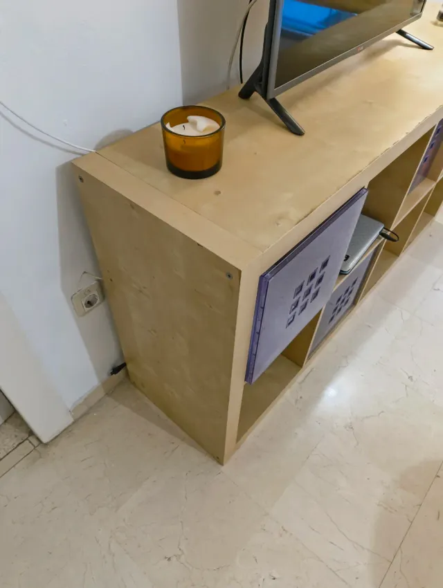 Estantería Kallax Ikea Beige