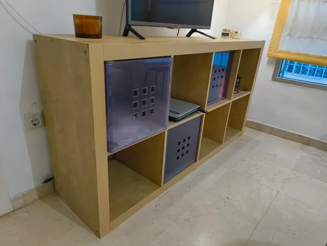 Estantería Kallax Ikea Beige