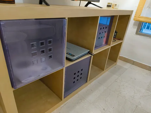 Estantería Kallax Ikea Beige